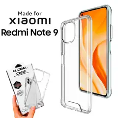 SPACE - Case Para Redmi Note 9 Transparente