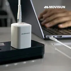 MOVISUN - Kit Cargador QC 3.0 MPD-30 Blanco