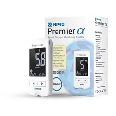 NIPRO - MEDIDOR DE GLUCOSA PREMIER MAS 10 TIRAS Y 10 LANCETAS