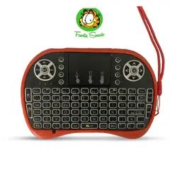 SIKAI - Funda para Mini teclado inalámbrico para tv laptop pc Rojo