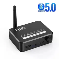 GENERICO - Adaptador Bluetooth 5.0 Usb Mp3 Audio Digital a Análogo