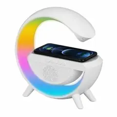 GENERICO - Lámpara 4 en 1 Luz LED Altavoz Bluetooth & Cargador Inalámbrico Radio