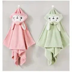 BELCHERCC5 - Toalla De Baño Suave Para Niños Con Gorro Animal Espesar