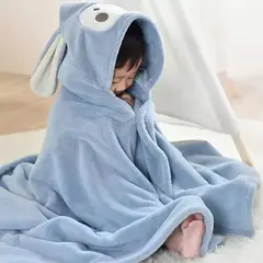 BELCHERCC5 - Toalla De Baño Suave Para Niños Con Gorro Animal Espesar