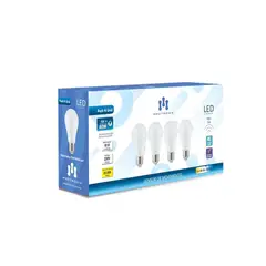 MADTRONIX - Foco Led Sensor de Movimiento Inteligente Ahorrador 9W PACK X 4