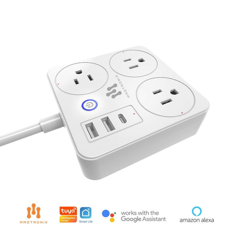 Enchufe Inteligente Extension Regleta con Alexa y Google