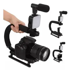 SEISA - Estabilizador para Cámara y Celular Kit de Grabación