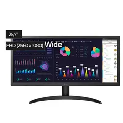 LG - Monitor 26WQ500-B UltraWide 26” Panel IPS 1ms sRGB HDR10