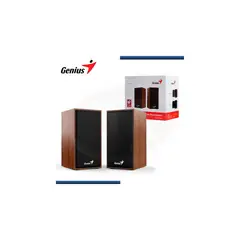 GENIUS - PARLANTE PARA PC SP-HF180 USB + JACK 3.5 POWER 6W DISEÑO MADERA