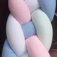 GENERICO - Protector de cuna trenzado 4 metros