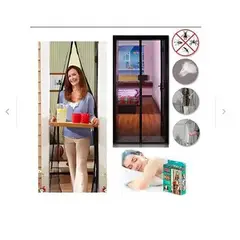 GENERICO - CORTINA MALLA METALICA ANTI MOSQUITO