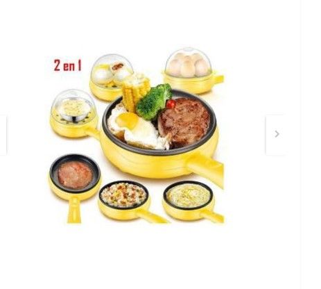 Hervidor y freidor eléctrico de huevos y carnes