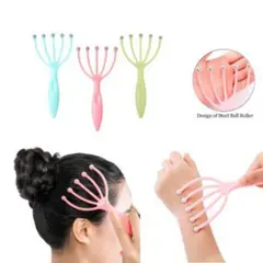 GENERICO - Masajeador de Cuero Cabelludo Promueve el Crecimiento del Cabello AS