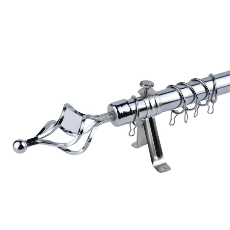 Barra / tubo de cortina decorativo graduable de 1.60 a 3 mts