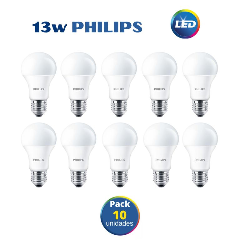 Foco led 13w ecohome / pack 10 unidades