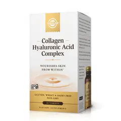 SOLGAR - COLLAGEN HYALURONIC ACID COMPLEX 30TAB
