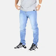 YONISTERS CLOTHING - Denim Jean Semipitillo Stretch Celeste