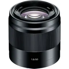 SONY - E 50mm F 1.8 OSS Lens - (Negro)