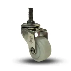 SERRATURE - GARRUCHA ROSCA AC INOX BLANCA 50MM CARGA 50KG