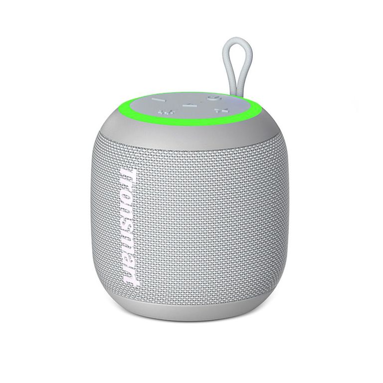 Parlante Bluetooth T7 Mini IPX7 Luces LED plomo
