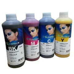 GENERICO - Tinta De Sublimación Pack Sublinova 1 Litro Negro Cyan Yellow Magenta