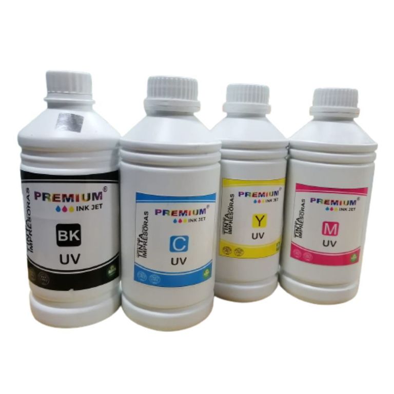 Tinta Premium UV Pack Black Cian Yellow Magenta Hp Canon Epson Brother
