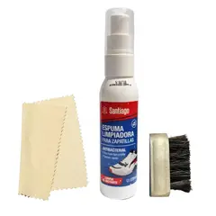 GENERICO - Shampoo espuma para zapatillas lavado al seco kit 3 en 1