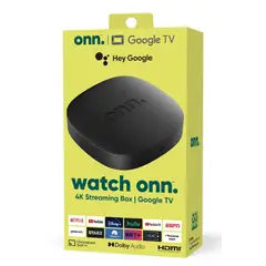 ONN - Android tv 4k google certificado no mi box s chromecast