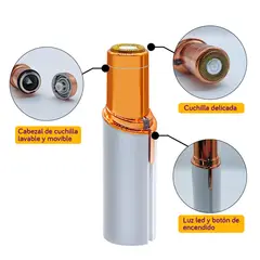 GENERICO - DEPILADOR DE ROSTRO- RECARGABLE -MUJER