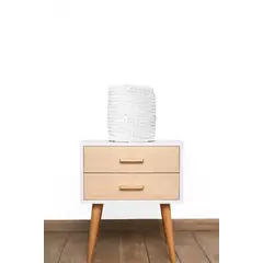 COBITEX HOME - Manta de invierno blanco 230x180cm con textura de corderito cobitex