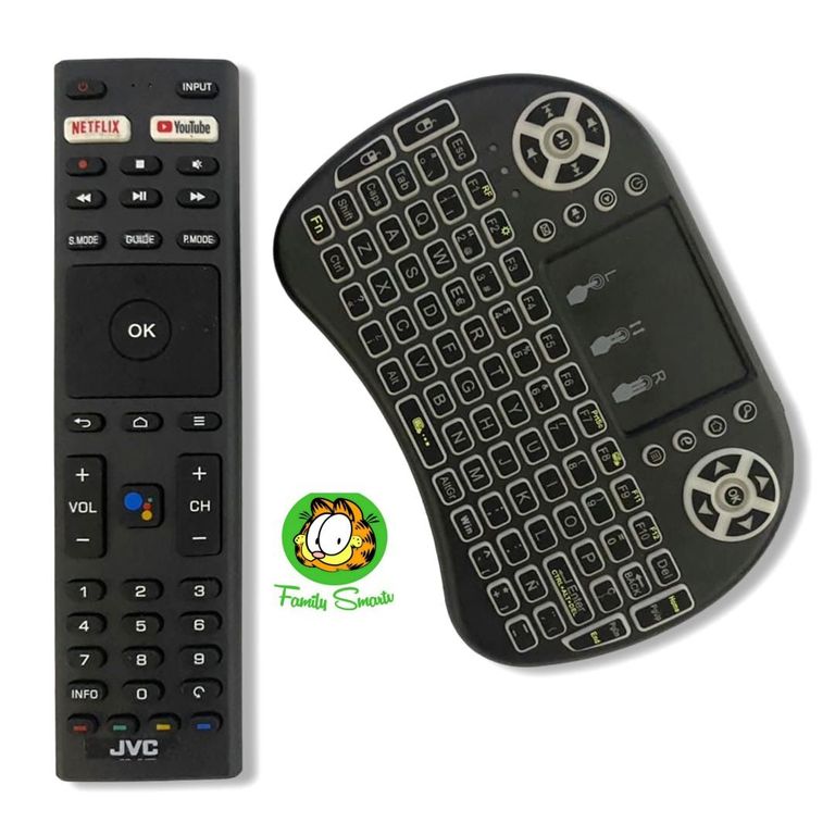 Control Remoto Para Tv Jvc Lt-58kb618 Mini Teclado