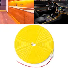 GENERICO - Cinta Led 5MTS 12v Flexible Largo Amarillo