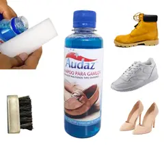GENERICO - Shampoo limpiador calzado gamuza y nobuck kit 3 en 1