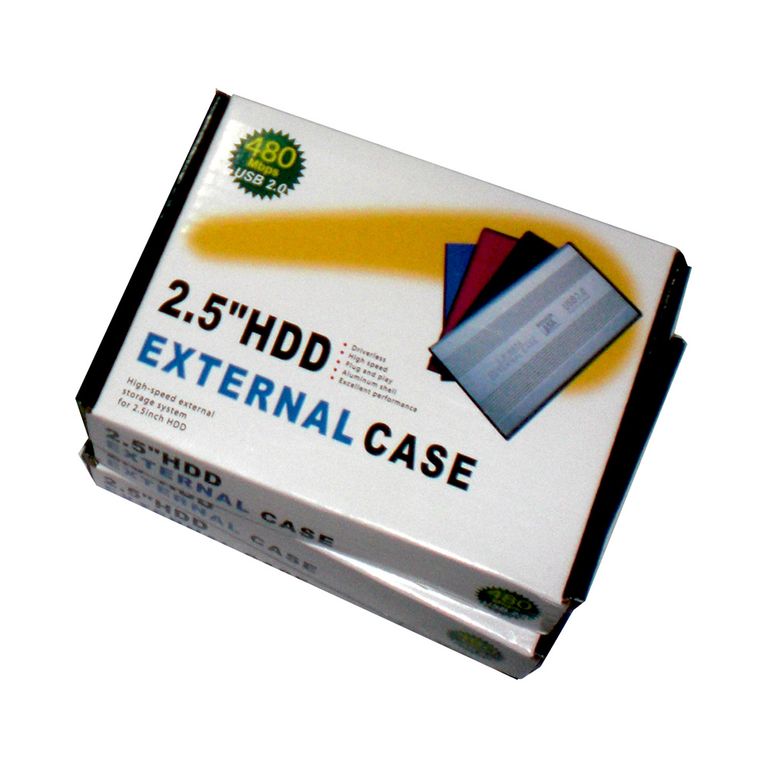 Case Enclosure para disco duro Carcasa SATA 2.5 USB 2.0