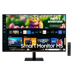SAMSUNG - Monitor 32” Inteligente M5 LS32CM502ELXPE Full HD Apps Wifi