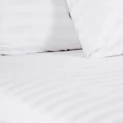 COBITEX HOME - Fundas De Almohada 300 hilos Lisas Blancas satinadas King 100% Algodón