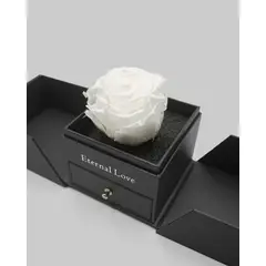 AIROSA - Rosa Eterna Preservada - Color blanco - Joyero
