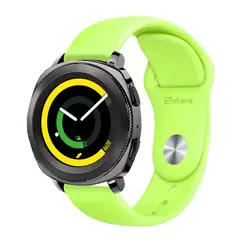 GENERICO - Correa Compatible Con Samsung Gear Sport Amarillo Broche 20mm