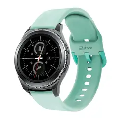 GENERICO - Correa Compatible Con Samsung Gear S2 Classic Verde Esmeralda Hebilla 20mm
