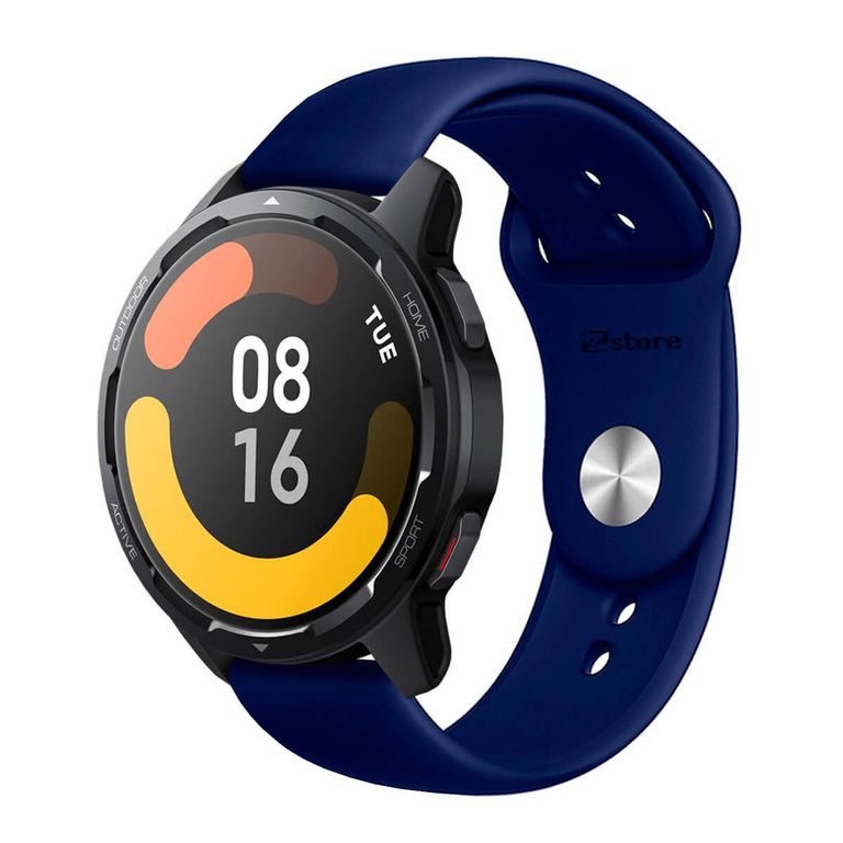 Correa Compatible Con Xiaomi Mi Watch S1 Active Azul Oscuro Broche