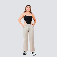 FLEIRI AND MANNER - Pantalon Jean para Mujer 100 Algodón Hiver