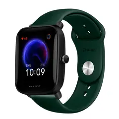 GENERICO - Correa Compatible Con Amazfit Pop Pro Verde Oscuro Broche 20mm