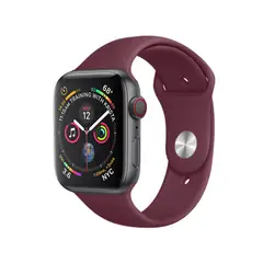 GENERICO - Correa Compatible Con Apple Watch 38mm/40mm Colores Vino