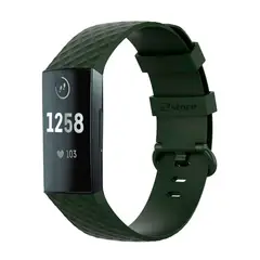 GENERICO - Correa Compatible Con Fitbit Charge 3 Verde Militar