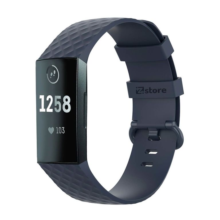 Correa Compatible Con Fitbit Charge 4 Azul Acero