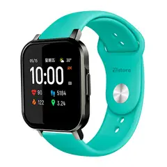 GENERICO - Correa Compatible Con Haylou LS02 Colores Verde Esmeralda Broche 20mm