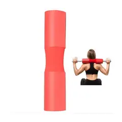 GENERICO - Almohadilla Suave para barra de Gimnasio Rojo