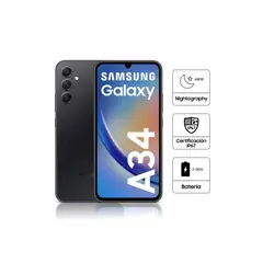 SAMSUNG - Smartphone Galaxy A34 5G 8GB 256GB Negro
