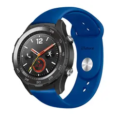 GENERICO - Correa Compatible Con Huawei Watch 2 Azul Broche 20mm
