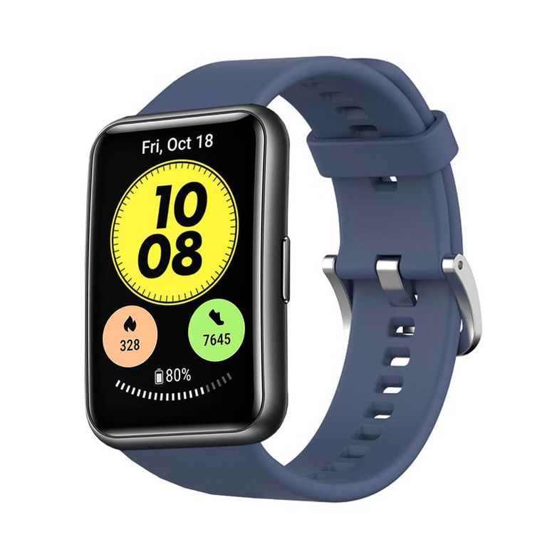 Correa Compatible Con Huawei Watch Fit Colores Azul Claro